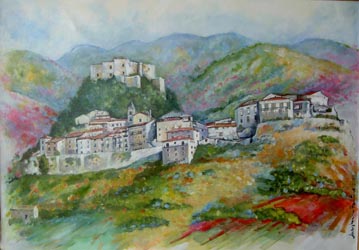 Rocca d' Evandro:Paesaggio assolato